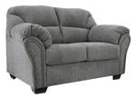 Allmaxx Pewter Loveseat - 2810535 - Lara Furniture