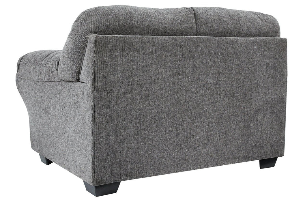 Allmaxx Pewter Loveseat - 2810535 - Lara Furniture