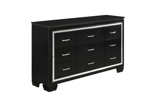 Allura Black Dresser - 1916BK-5 - Lara Furniture