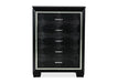 Allura Black LED Panel Bedroom Set - Lara Furniture