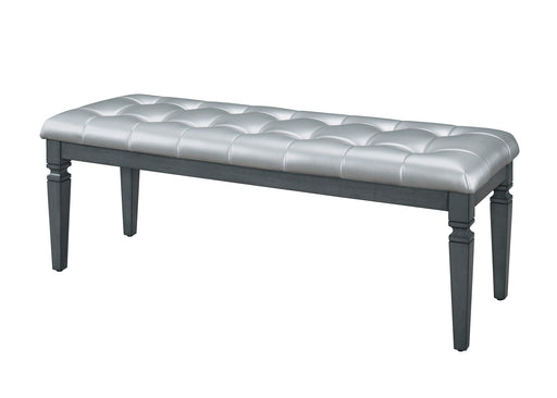 Allura Gray Bedroom Bench - 1916GY-FBH - Lara Furniture