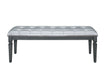 Allura Gray Bedroom Bench - 1916GY-FBH - Lara Furniture