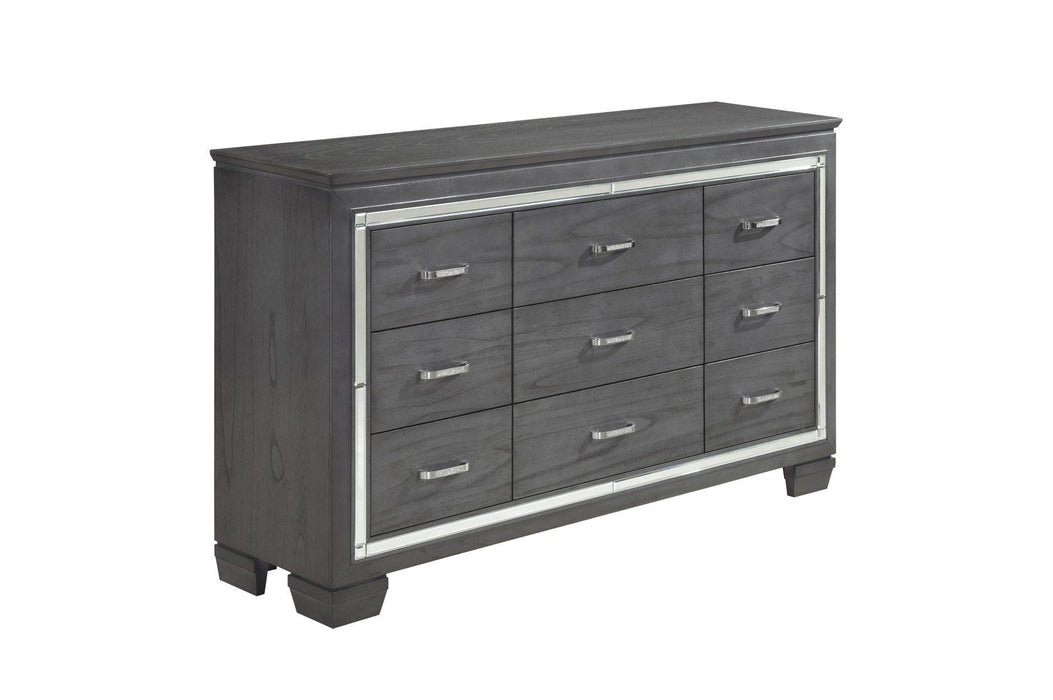 Allura Gray Dresser - 1916GY-5 - Lara Furniture