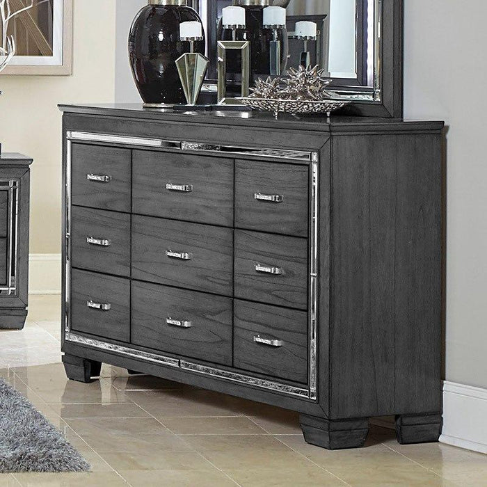 Allura Gray Dresser - 1916GY-5 - Lara Furniture