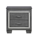 Allura Gray LED Nightstand - 1916GY-4 - Lara Furniture