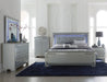 Allura Silver LED Panel Bedroom Set - Lara Furniture