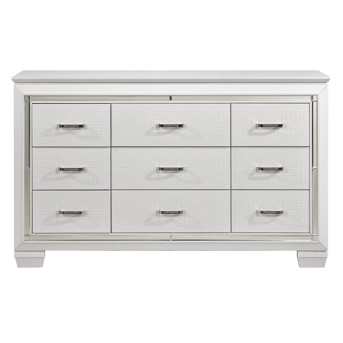 Allura White Dresser - 1916W-5 - Lara Furniture