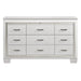 Allura White LED Panel Bedroom Set - Lara Furniture