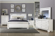 Allura White LED Panel Bedroom Set - Lara Furniture