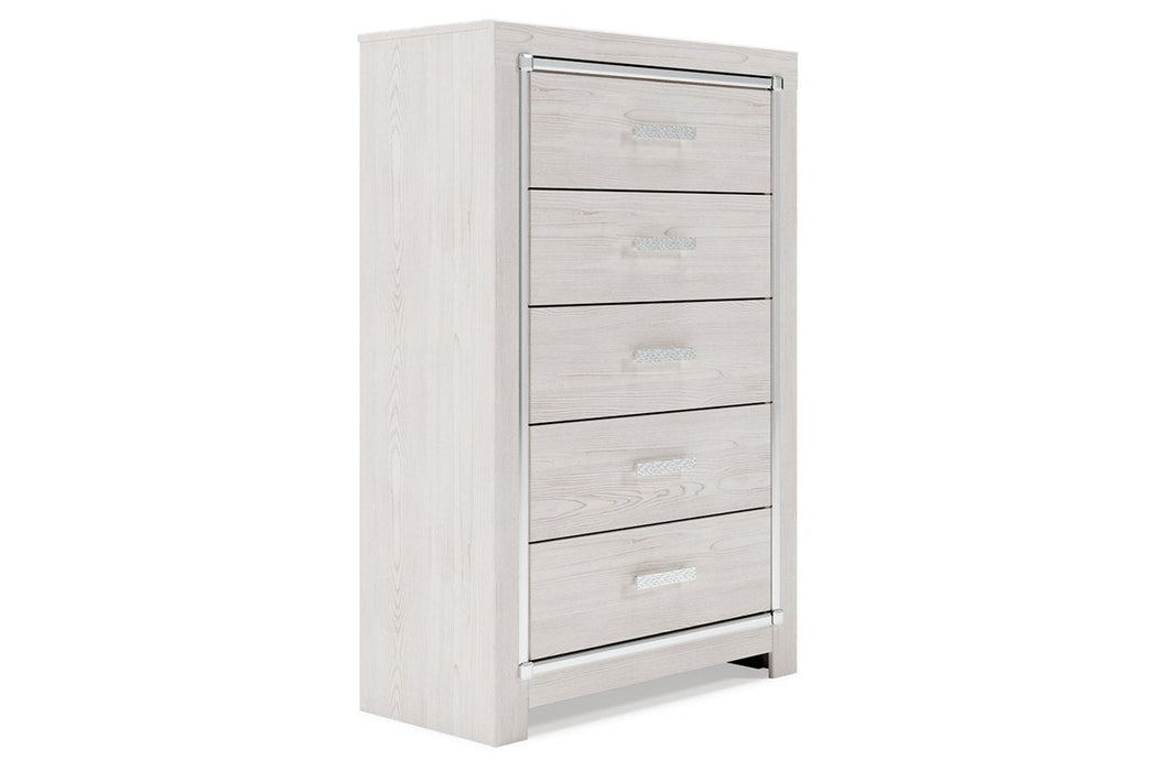 Altyra White Chest of Drawers - B2640-46 - Lara Furniture