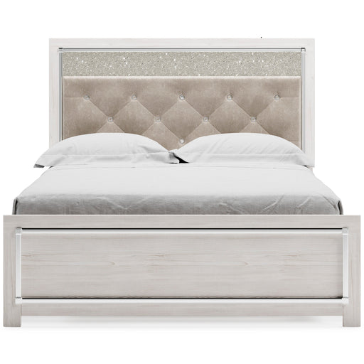 Altyra White Full Panel Bed - Lara Furniture