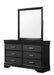 Amalia Black Panel Bedroom Set - Lara Furniture