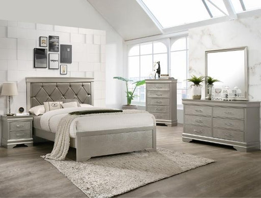 Amalia Gold LED Panel Youth Bedroom Set - Lara Furniture