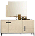 Ambra 3 Door Buffet Set - Lara Furniture