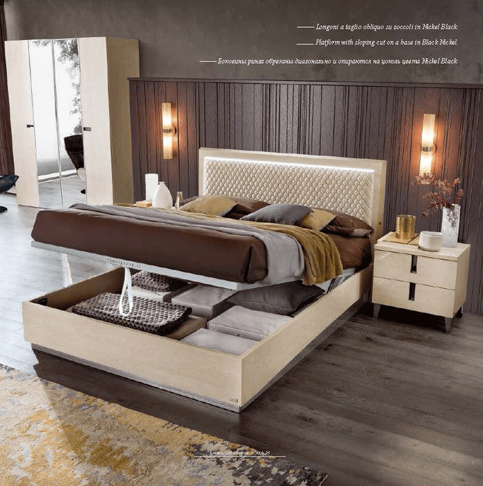 Ambra Bed Queen - Lara Furniture