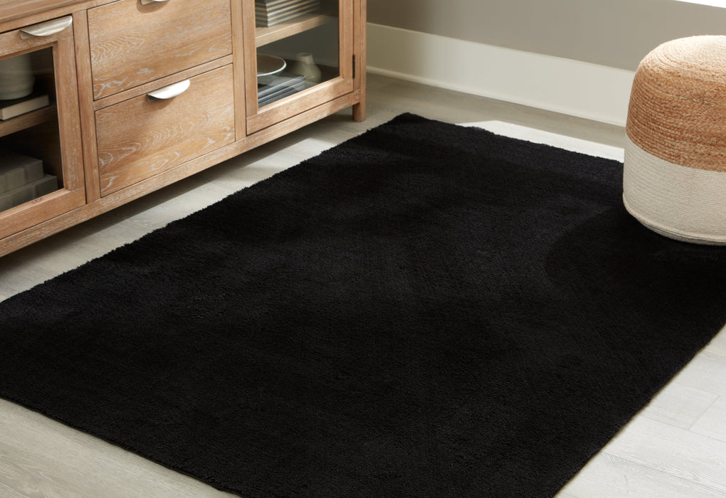 Anaben Black 5' x 7' Rug - R406312