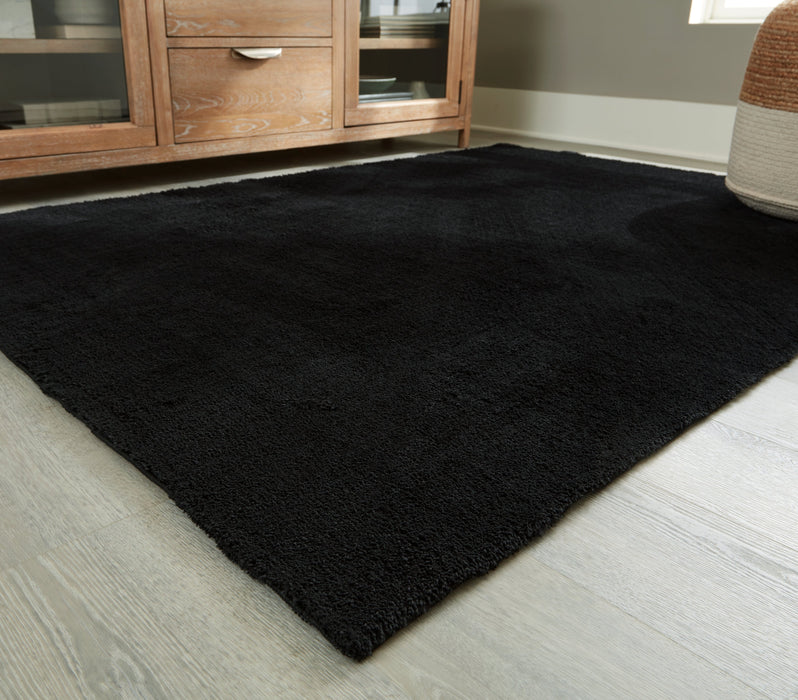 Anaben Black 5' x 7' Rug - R406312