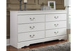 Anarasia White Dresser - B129-31 - Lara Furniture