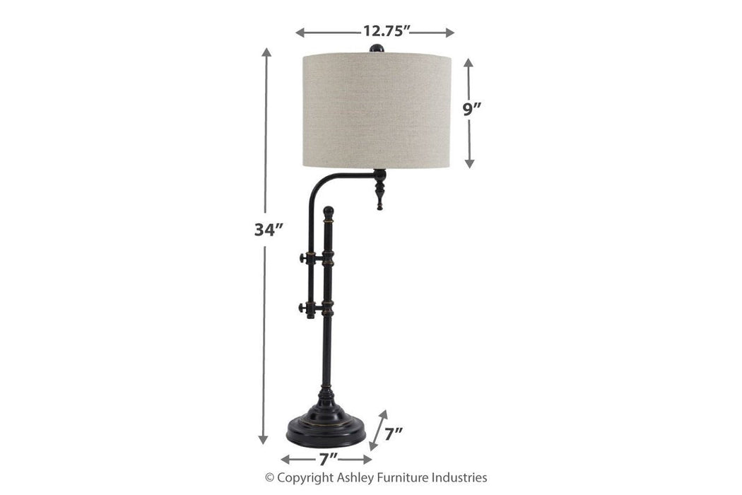 Anemoon Black Table Lamp - L734252 - Lara Furniture