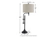 Anemoon Black Table Lamp - L734252 - Lara Furniture