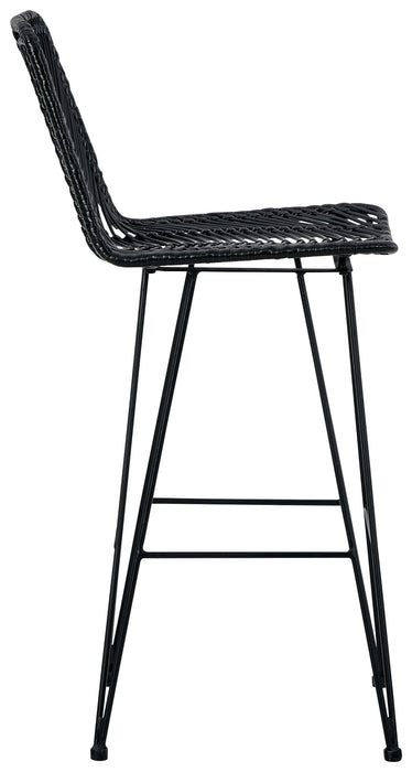 Angentree Bar Height Bar Stool (Set of 2) - D434-130 - Lara Furniture