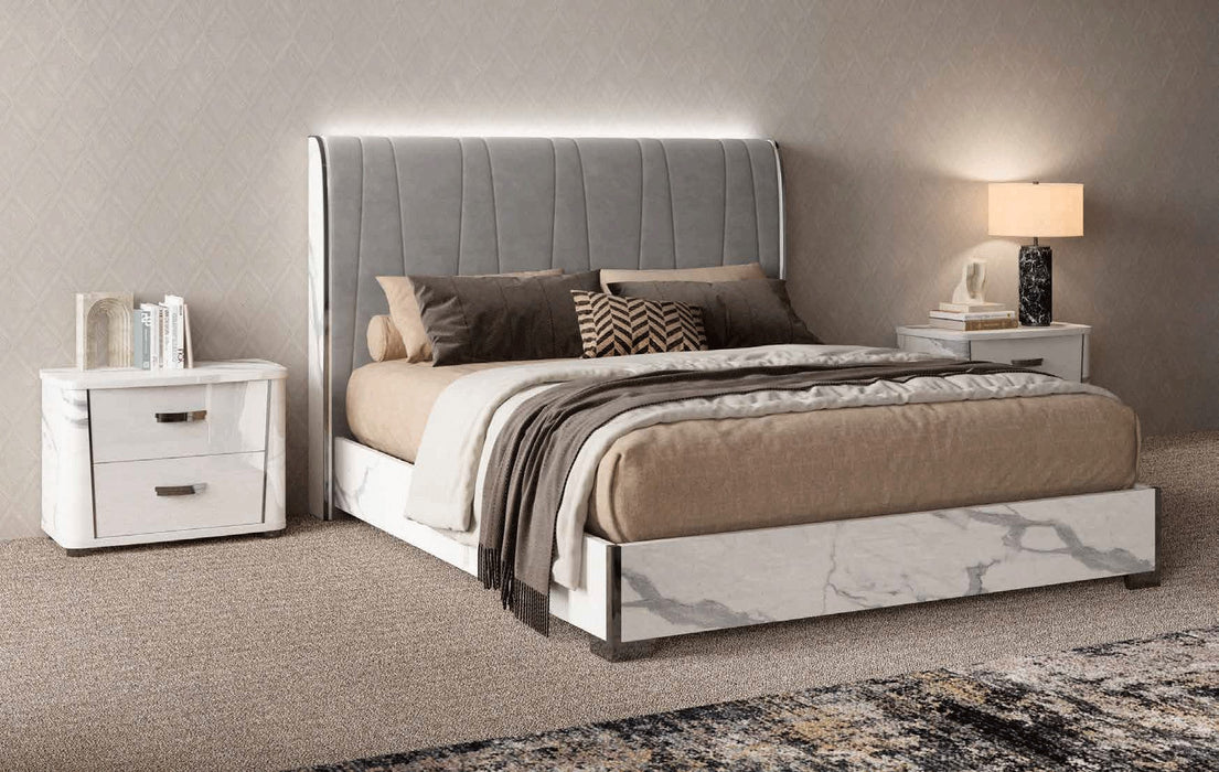 Anna Status Bed Queen - Lara Furniture