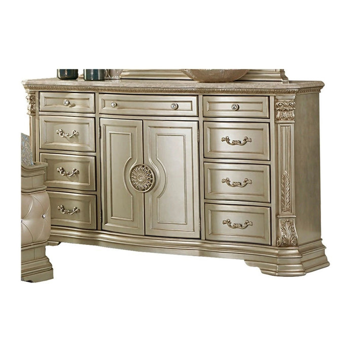 Antoinetta Champagne Dresser - 1919NC-5 - Lara Furniture