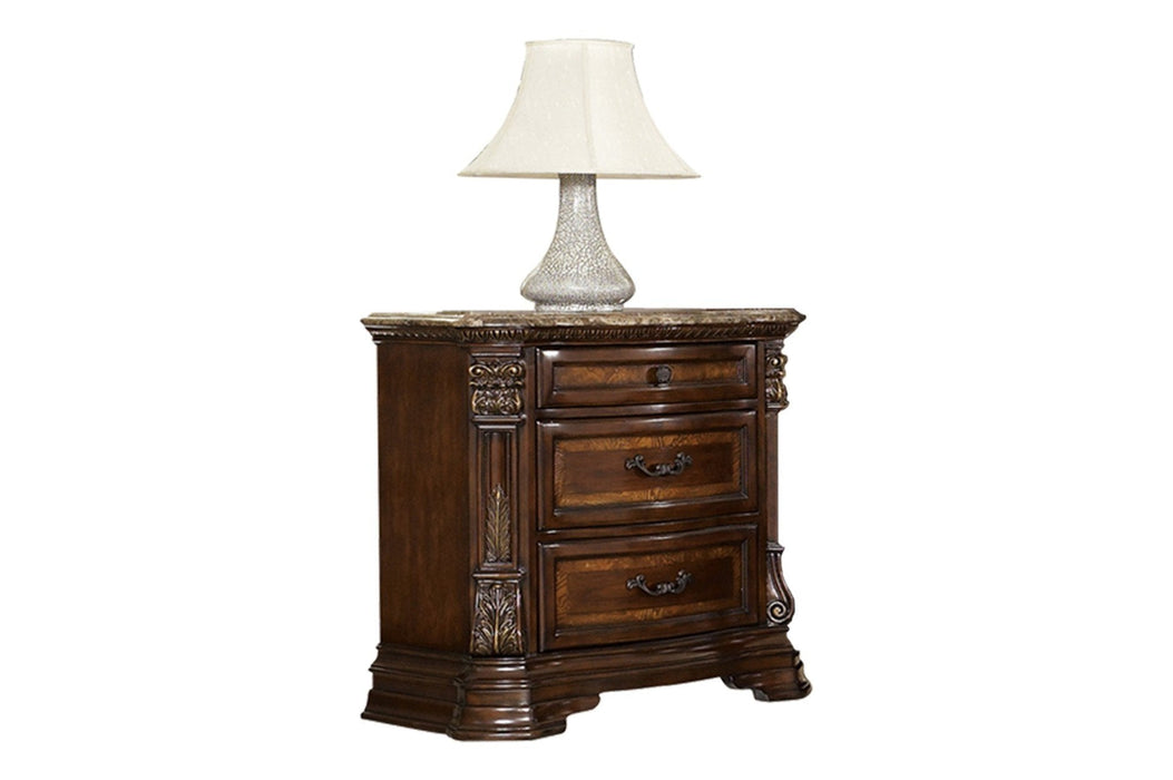 Antoinetta Cherry Nightstand - 1919-4 - Lara Furniture