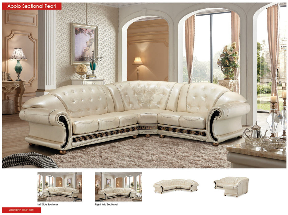 Apolo Sectional Pearl - i21496 - Lara Furniture