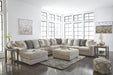 Ardsley Pewter LAF Large Sectional - Lara Furniture