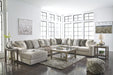 Ardsley Pewter LAF Large Sectional - Lara Furniture