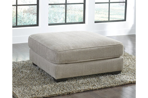 Ardsley Pewter Oversized Ottoman - 3950408 - Lara Furniture