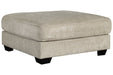 Ardsley Pewter Oversized Ottoman - 3950408 - Lara Furniture