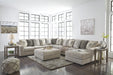 Ardsley Pewter RAF Large Sectional - Lara Furniture