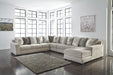 Ardsley Pewter RAF Large Sectional - Lara Furniture