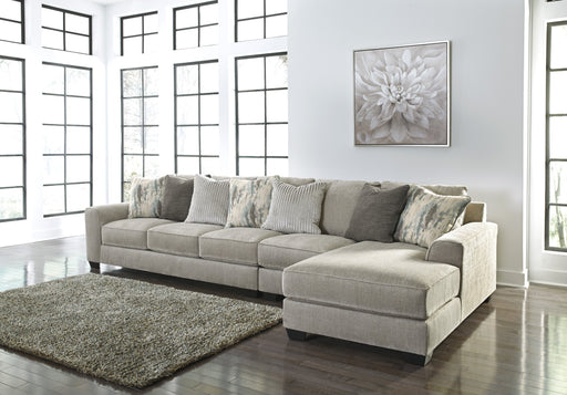 Ardsley Pewter RAF Large Sofa Chaise - Lara Furniture