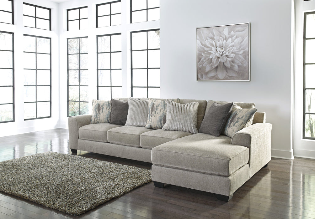 Ardsley Pewter RAF Large Sofa Chaise - Lara Furniture