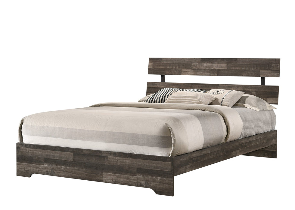 Atticus Brown Platform Bedroom Set - Lara Furniture