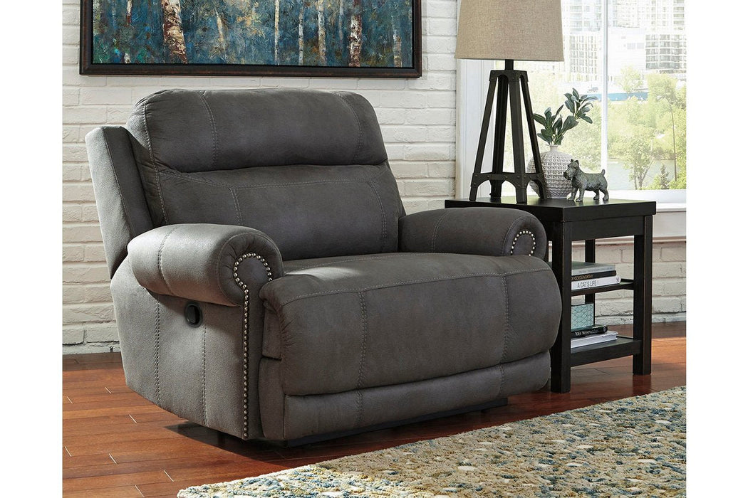 Austere Gray Oversized Recliner - 3840152 - Lara Furniture