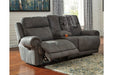 Austere Gray Reclining Loveseat with Console - 3840194 - Lara Furniture