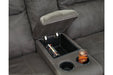 Austere Gray Reclining Loveseat with Console - 3840194 - Lara Furniture