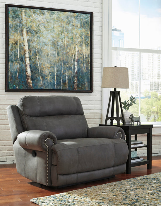 Austere Gray Reclining Set - Lara Furniture