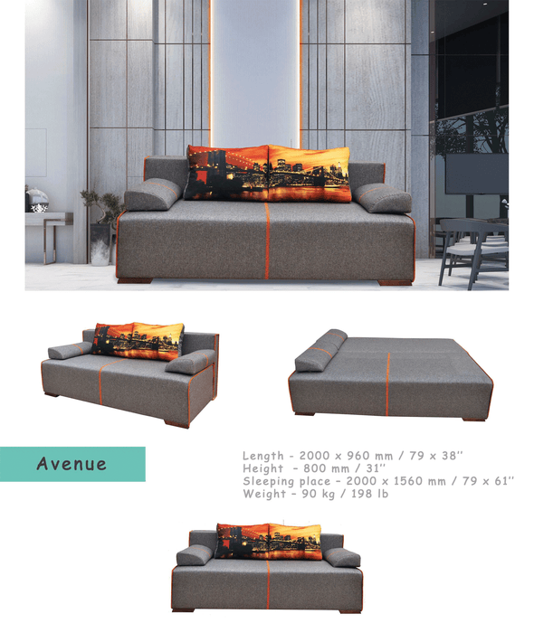 Avenue Sofa Bed And Storage - i30907 - Lara Furniture