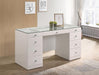 Avery White Vanity - Lara Furniture