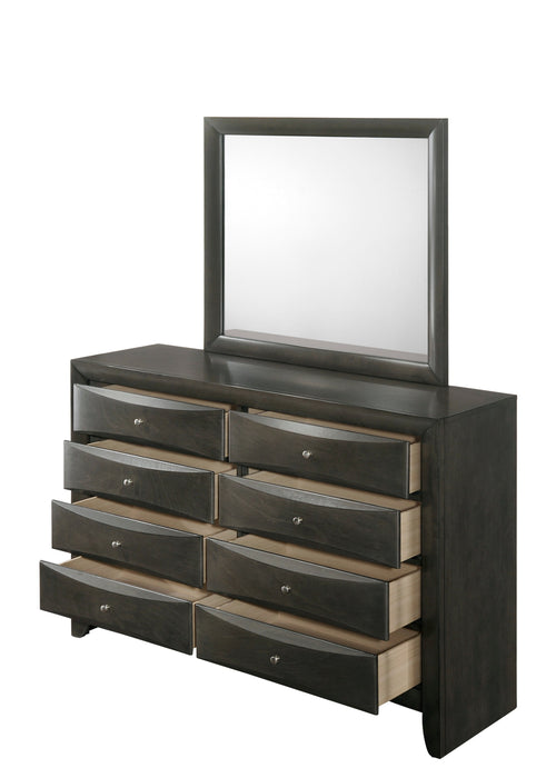 Emily Gray Storage Platform Bedroom Set