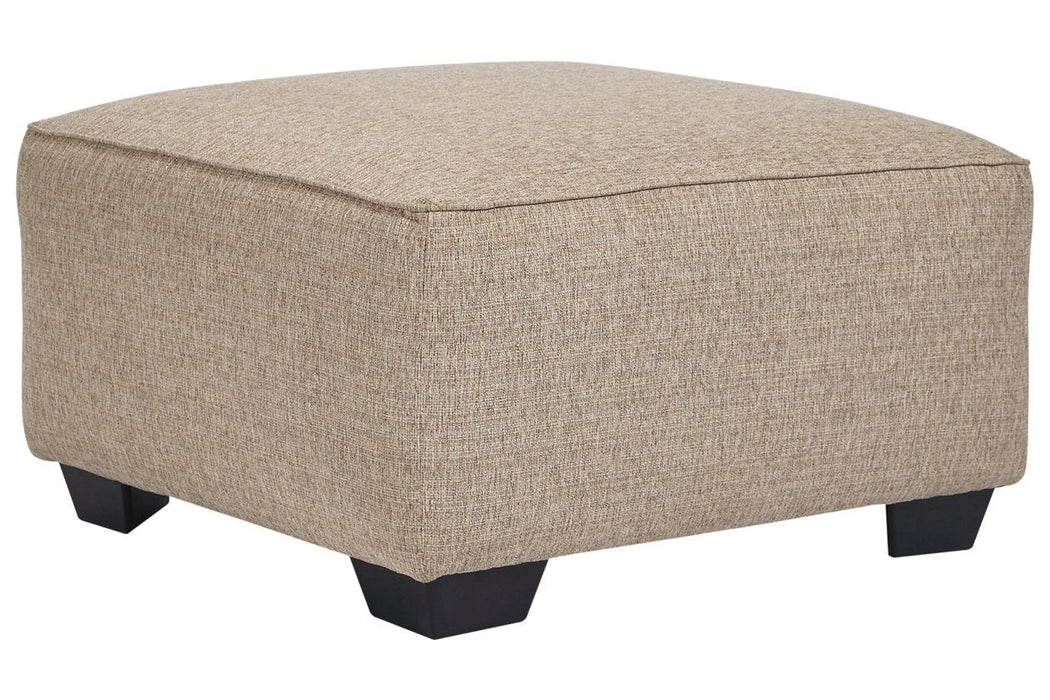 Baceno Hemp Oversized Ottoman - 8120208 - Lara Furniture