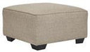 Baceno Hemp Oversized Ottoman - 8120208 - Lara Furniture