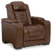 Backtrack 3-Piece Home Theater Seating in Chocolate - PKG010452