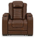 Backtrack 3-Piece Home Theater Seating in Chocolate - PKG010452