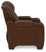 Backtrack 3-Piece Home Theater Seating in Chocolate - PKG010452